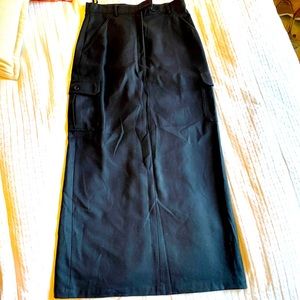Faconnable full length cargo skirt